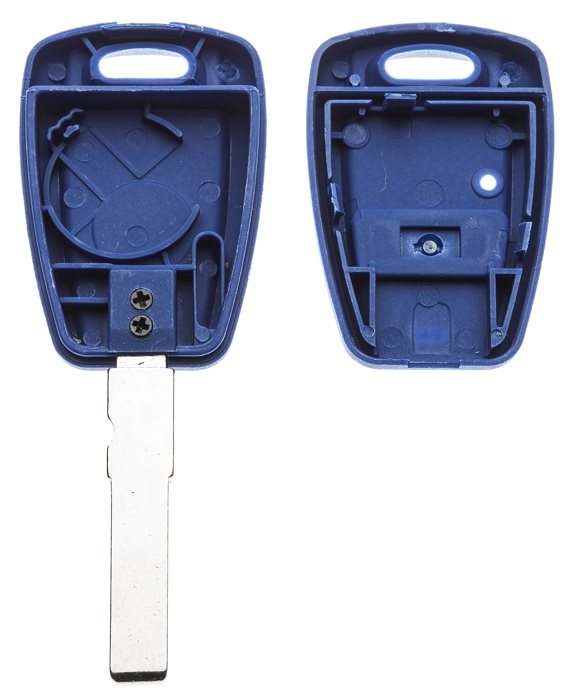 AUTOSLEUTEL FIAT -LEGE BEHUIZING- INCLUSIEF 1 BUTTON