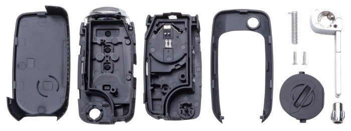 AUTOSLEUTEL FIAT -LEGE BEHUIZING- INCLUSIEF 3 BUTTONS 2