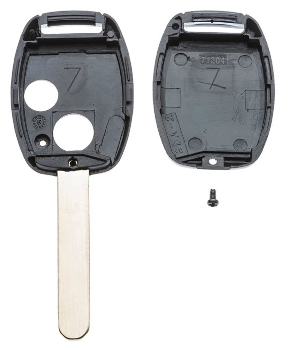 AUTOSLEUTEL HONDA -AUTOSLEUTEL LEEG 2 KNOPS INC CHIP HOUDER 2