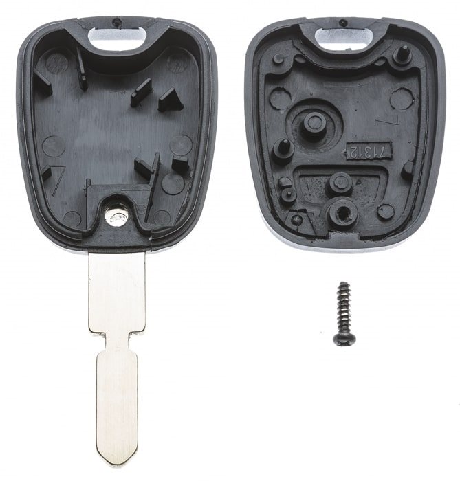 AUTOSLEUTEL PEUGEOT -LEGE BEHUIZING- INCLUSIEF 2 BUTTONS