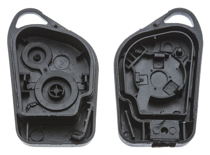 AUTOSLEUTEL PSA -LEGE BEHUIZING- INCLUSIEF 2 BUTTONS