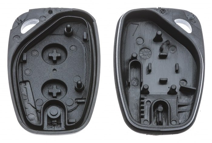 AUTOSLEUTEL PSA -LEGE BEHUIZING- INCLUSIEF 2 BUTTONS
