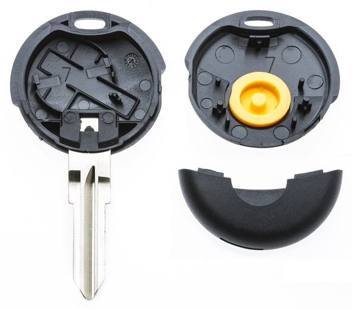 AUTOSLEUTEL SMART -LEGE BEHUIZING- INCLUSIEF 1 BUTTON
