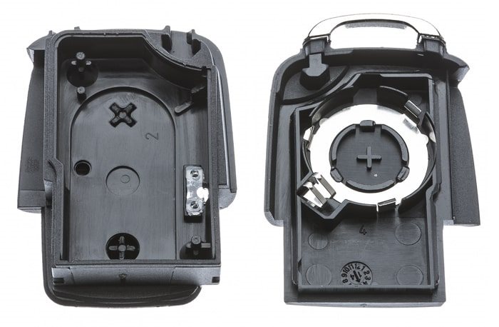 AUTOSLEUTEL VAG -LEGE BEHUIZING- INCLUSIEF 2 BUTTONS