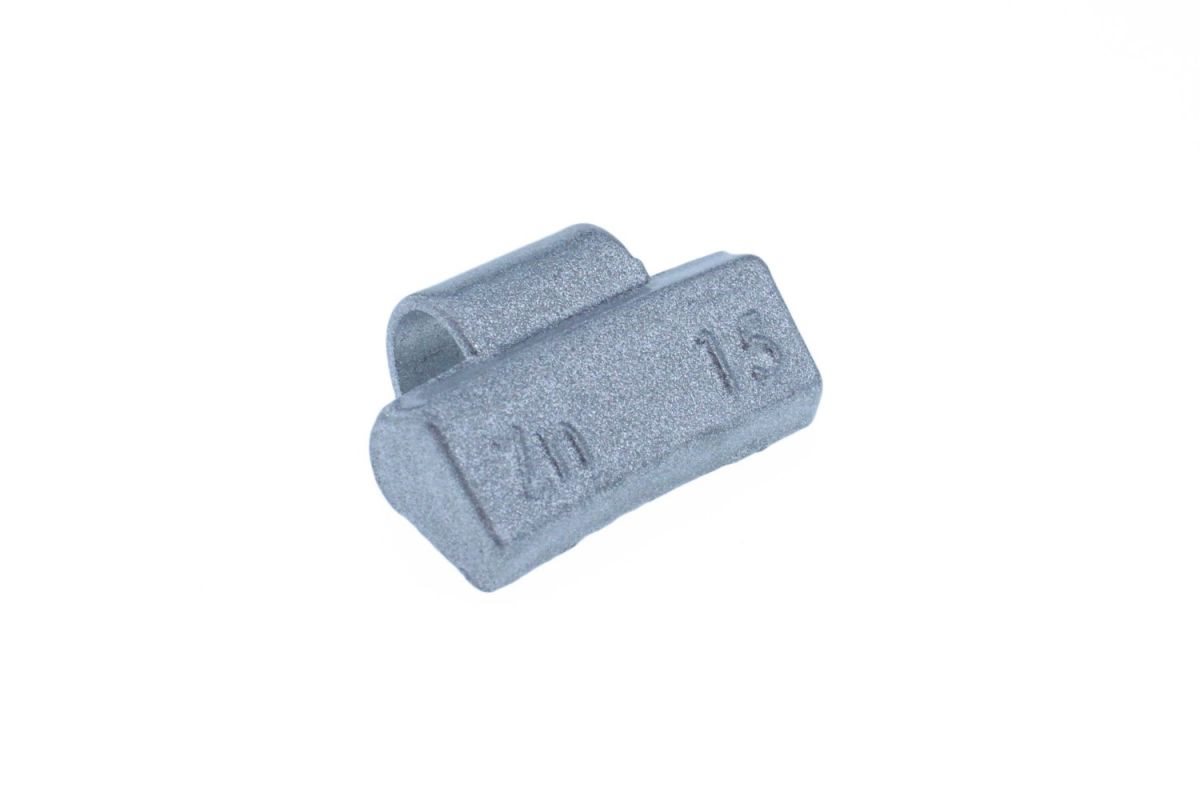 UNIMOTIVE CLIP ON WHEEL WEIGHT IN ZINC COATED FOR ALUMINIUM RIMS 15G