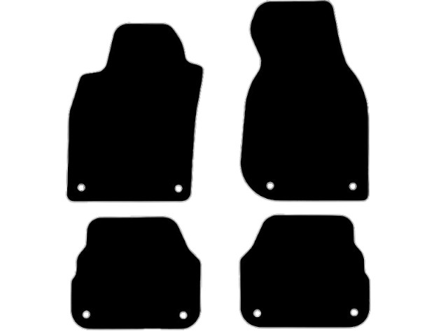 MATTENSET VELOURS (DONKERGRIJS) AUDI A6-100 1991-1997