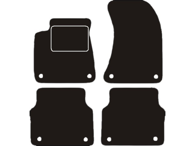 MATTENSET VELOURS (DONKERGRIJS) AUDI A8 2011-2017