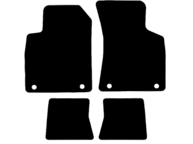 MATTENSET VELOURS (DONKERGRIJS) AUDI TT 1998-2006