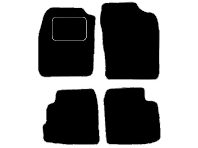 MATTENSET VELOURS (DONKERGRIJS) DAIHATSU CUORE L276 2007-