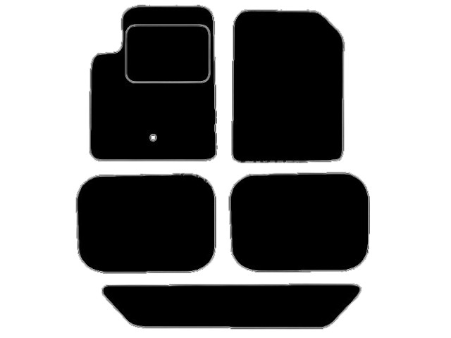 MATTENSET VELOURS (DONKERGRIJS) DODGE JOURNEY 2008- 7-PERSOO