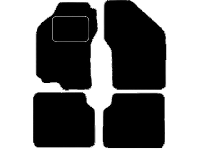 MATTENSET VELOURS (DONKERGRIJS) FIAT MAREA I 1996-2002