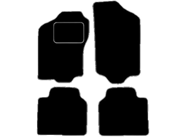 MATTENSET VELOURS (DONKERGRIJS) FIAT TEMPRA 1991-1996