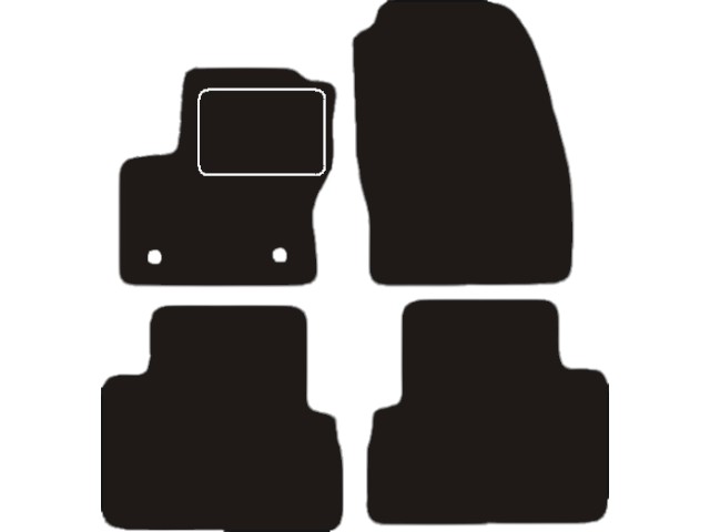 MATTENSET VELOURS (DONKERGRIJS) FORD C-MAX 2013-
