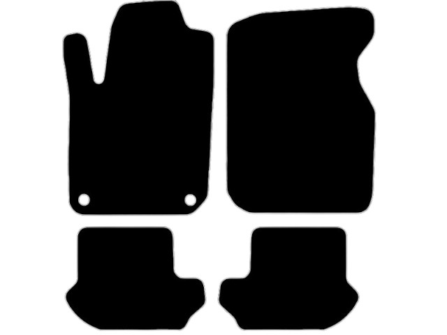 MATTENSET VELOURS (DONKERGRIJS) FORD KA 1997-2008