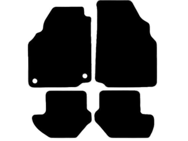 MATTENSET VELOURS (DONKERGRIJS) FORD PUMA 1997-2001