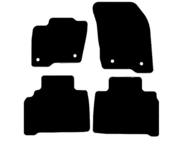 MATTENSET VELOURS (DONKERGRIJS) FORD S-MAX 2016-
