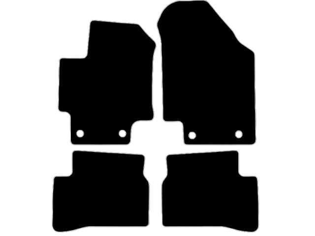 MATTENSET VELOURS (DONKERGRIJS) HYUNDAI ACCENT II 2006-