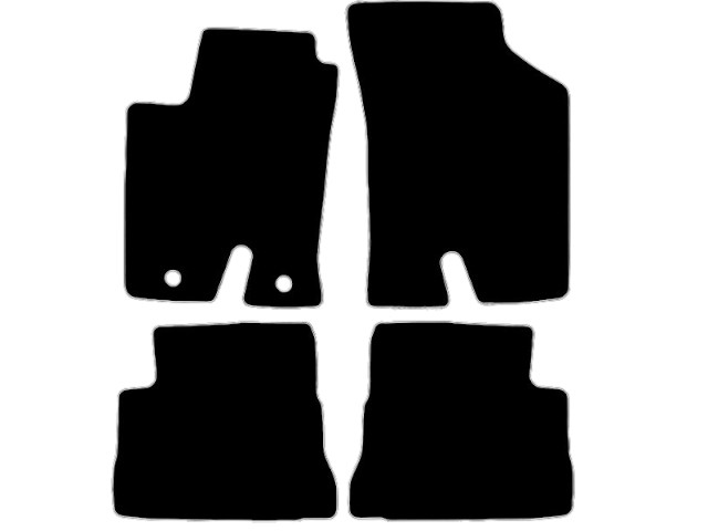MATTENSET VELOURS (DONKERGRIJS) HYUNDAI GETZ 2002-2011