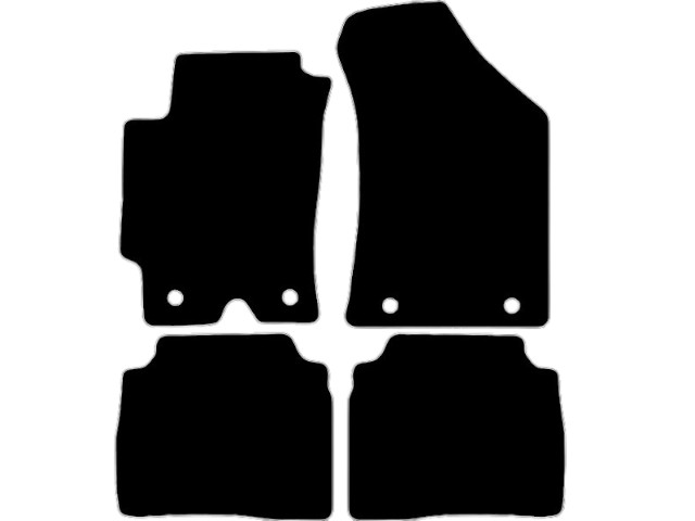 MATTENSET VELOURS (DONKERGRIJS) HYUNDAI ELANTRA 2000-2006