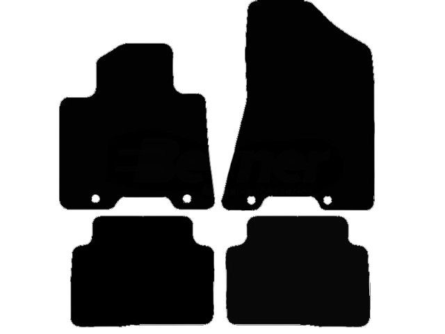 MATTENSET VELOURS (DONKERGRIJS) HYUNDAI TUCSON 2015-