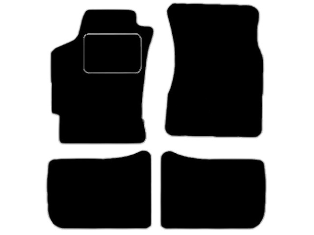 MATTENSET VELOURS (DONKERGRIJS) HYUNDAI LANTRA 1990-1996