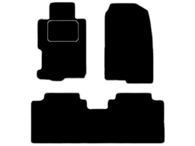MATTENSET VELOURS (DONKERGRIJS) HONDA CIVIC 5D 2001-2004