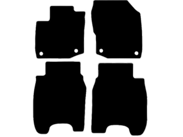 MATTENSET VELOURS (DONKERGRIJS) HONDA CIVIC TOURER 1.4 B-1.8 B-2.2 D 2015-