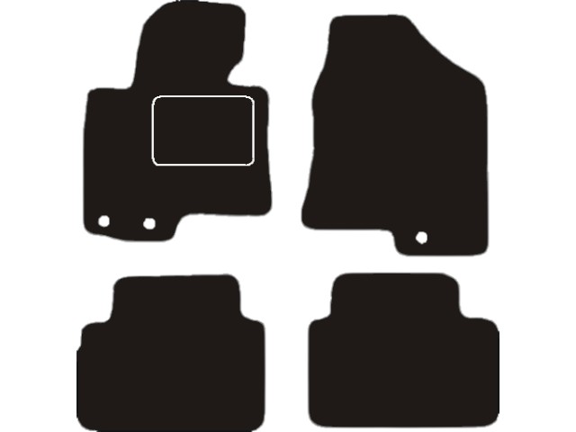 MATTENSET VELOURS (DONKERGRIJS) KIA SPORTAGE 2010-2016