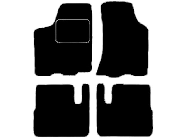 MATTENSET VELOURS (DONKERGRIJS) LADA 2110 1995-