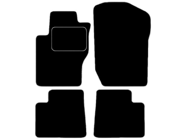 MATTENSET VELOURS (DONKERGRIJS) MERCEDES GL X164 2006-