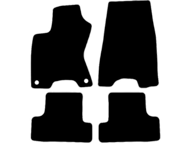 MATTENSET VELOURS (DONKERGRIJS) NISSAN X-TRAIL 2007-2014