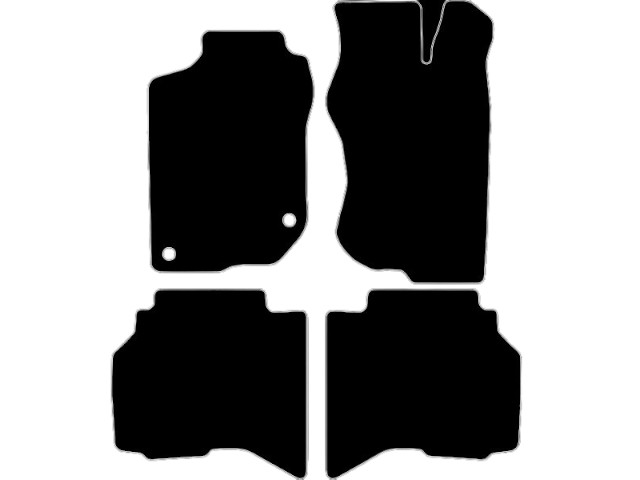 MATTENSET VELOURS (DONKERGRIJS) OPEL FRONTERA LWB 1998-2004