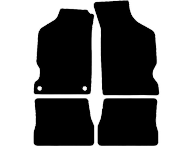 MATTENSET VELOURS (DONKERGRIJS) PEUGEOT 106 1996-2003