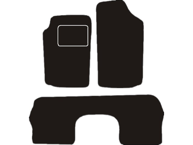 MATTENSET VELOURS (DONKERGRIJS) PEUGEOT 306 CABRIO 1994-