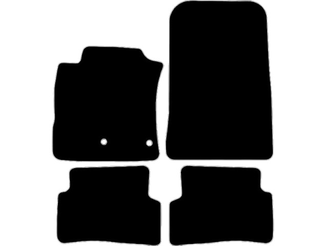 MATTENSET VELOURS (DONKERGRIJS) RENAULT MODUS 2004-