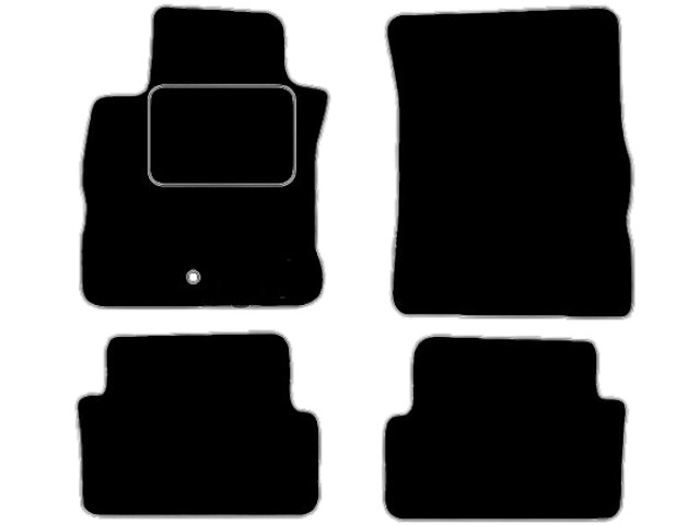 MATTENSET VELOURS (DONKERGRIJS) RENAULT MODUS 2008- GRAND