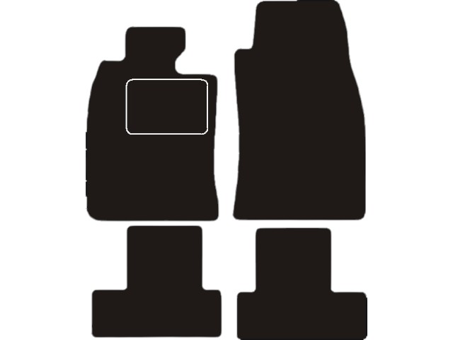 MATTENSET VELOURS (DONKERGRIJS) MINI COOPER 2002-2008