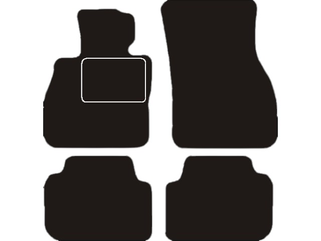 MATTENSET VELOURS (DONKERGRIJS) MINI COOPE CLUBMAN 2016- F54