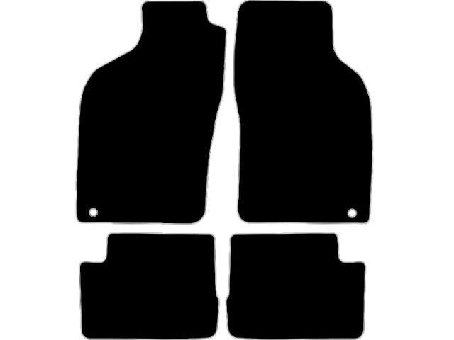 MATTENSET VELOURS (DONKERGRIJS) SAAB 900 CABRIO 1993-