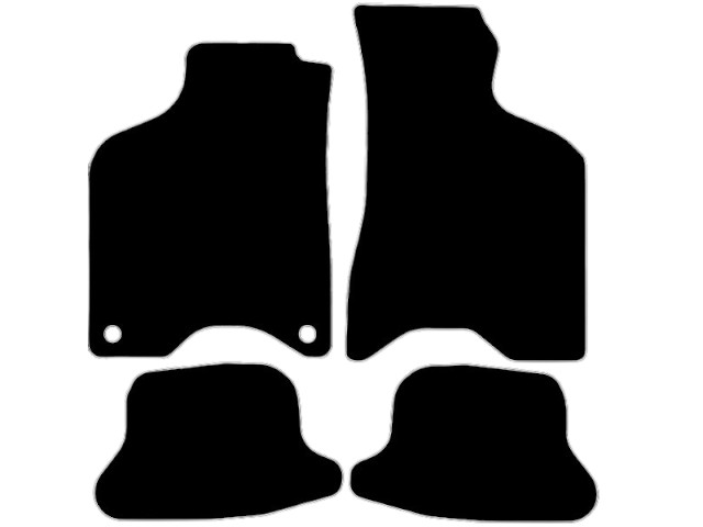 MATTENSET VELOURS (DONKERGRIJS) SEAT AROSA 1998-