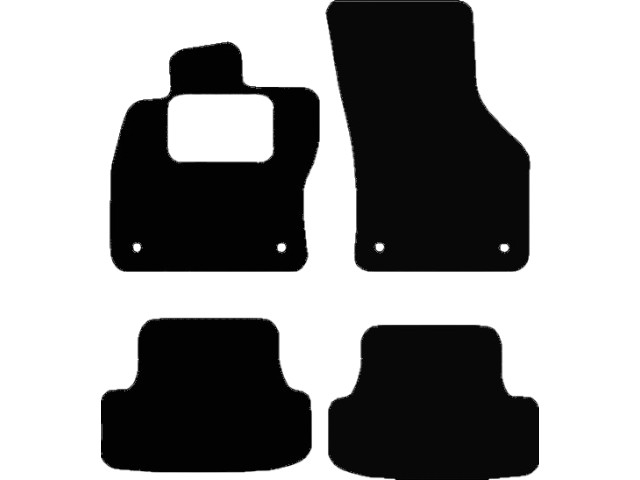 MATTENSET VELOURS (DONKERGRIJS) SEAT LEON SC 2013- 3-DEURS