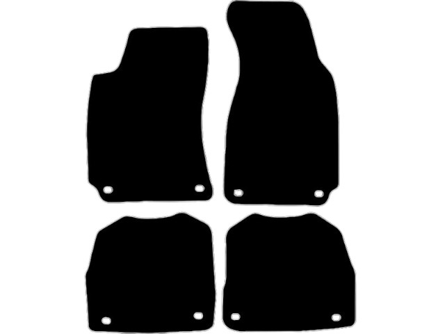 MATTENSET VELOURS (DONKERGRIJS) SKODA SUPERB 2002-2008