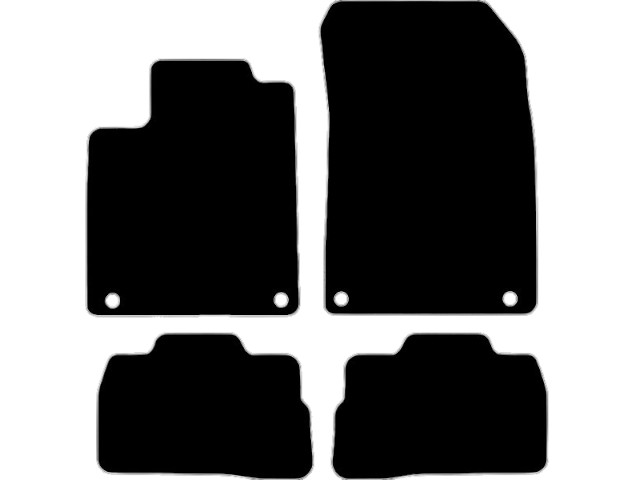 MATTENSET VELOURS (DONKERGRIJS) SUZUKI KIZASHI 2011-