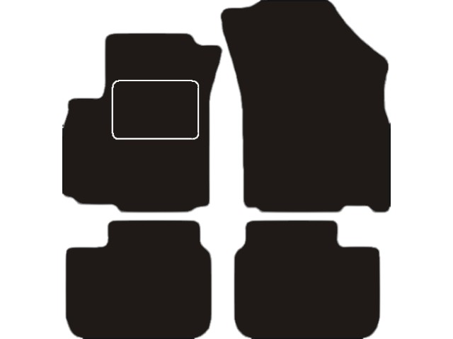 MATTENSET VELOURS (DONKERGRIJS) SUZUKI SX4 2006-