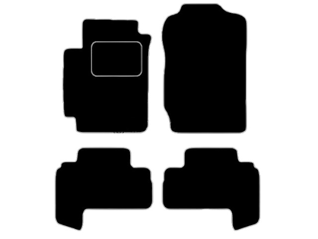 MATTENSET VELOURS (DONKERGRIJS) SUZUKI VITARA GRAND 2005- 3-DRS.