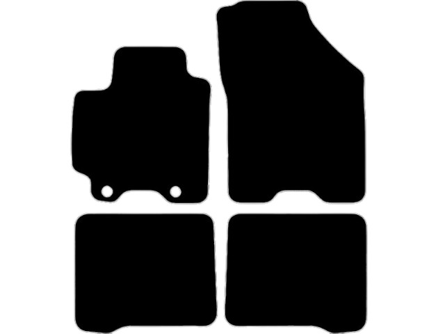 MATTENSET VELOURS (DONKERGRIJS) SUZUKI BALENO 2016-