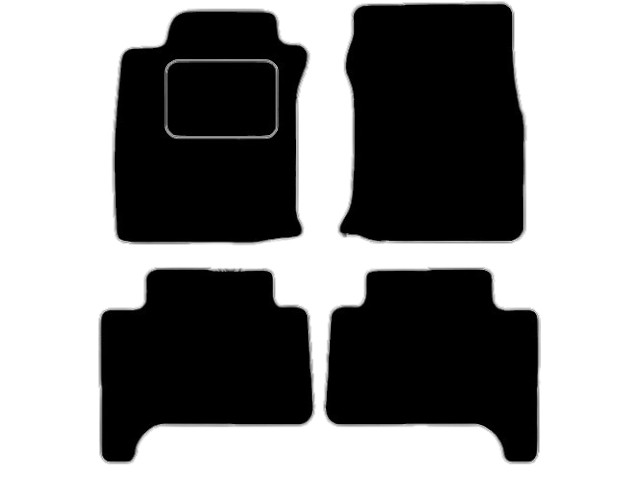 MATTENSET VELOURS (DONKERGRIJS) TOYOTA LANDCRUISER 120 2008-2012