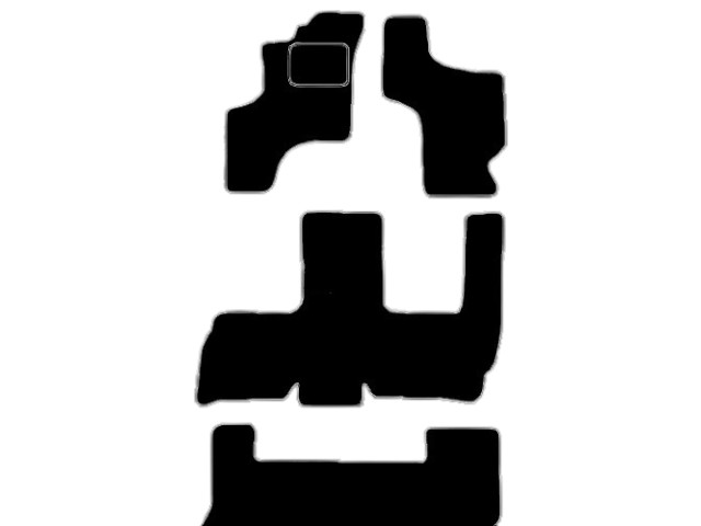 MATTENSET VELOURS (DONKERGRIJS) TOYOTA PREVIA 1990-2000