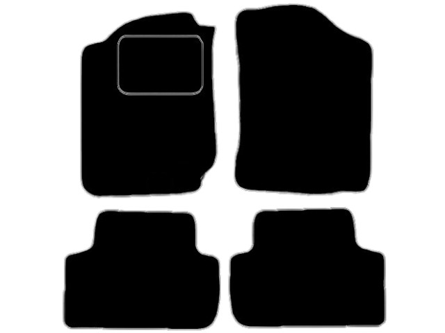 MATTENSET VELOURS (DONKERGRIJS) TOYOTA LANDCRUISER 90 1996-2002