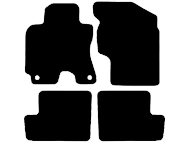 MATTENSET VELOURS (DONKERGRIJS) TOYOTA RAV4 2000-2003 3-DEURS